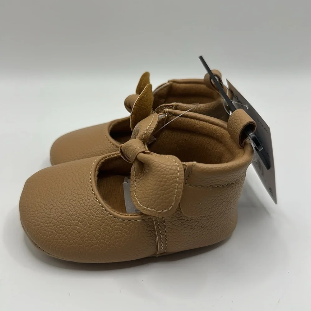 Carter's Brown Baby Shoes with Bow